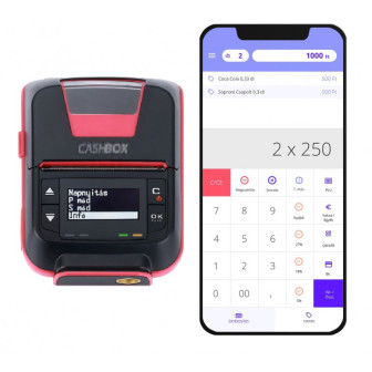 CashBox Adóügyi nyomtató (GPS) + Telefon + NTAK