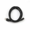 USB A - USB 2.0 micro töltő kábel 0.5m fekete