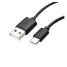 USB A - Type C töltő kábel 0.5m fekete