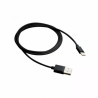 USB A - Type C töltő kábel 0.5m fekete
