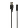 USB A - Type C töltő kábel 0.5m fekete