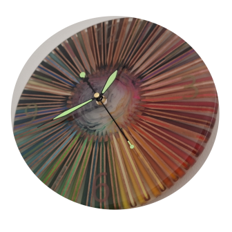 006. Világító ceruza-epoxy falióra – Au Light & Clock