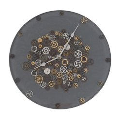 009. Steampunk fogaskerekes falióra – Au Light & Clock
