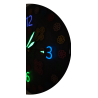010. Gombvirág világító epoxy falióra – Au Light & Clock