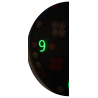 010. Gombvirág világító epoxy falióra – Au Light & Clock