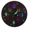 010. Gombvirág világító epoxy falióra – Au Light & Clock