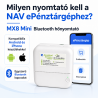 Mx8 (Mx6) mini cicás Bluetooth hőnyomtató NAV ePénztárgép alkalmazáshoz