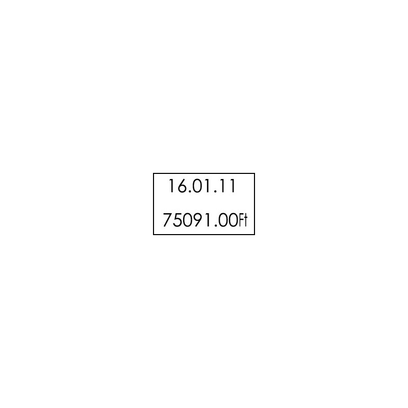 Motex MX-2616 NEW árazógép – kétsoros, 26×16 mm címkéhez