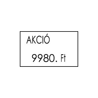 Motex MX-2616 NEW árazógép – kétsoros, 26×16 mm címkéhez