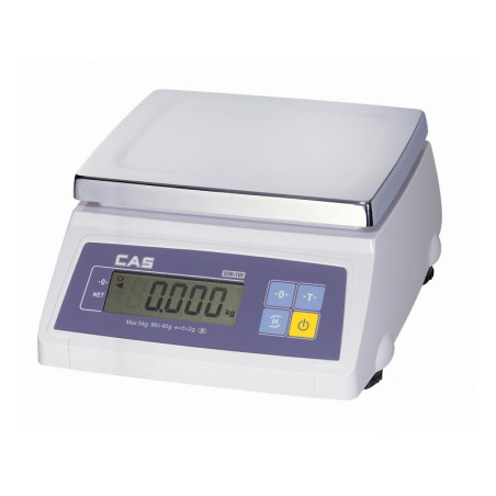 Cas SW-1S 2/20 kg hitelesített asztali mérleg