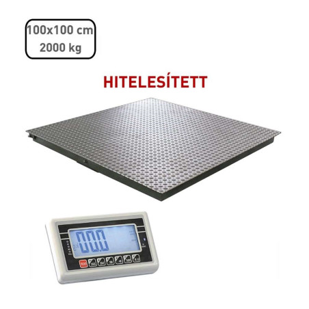 Demandy TCS 2t hitelesített raktári lapmérleg