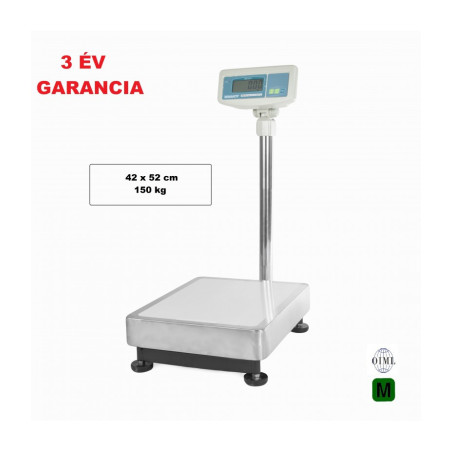 Demandy SSW 150/300 kg hitelesített raktári mérleg 42x52cm